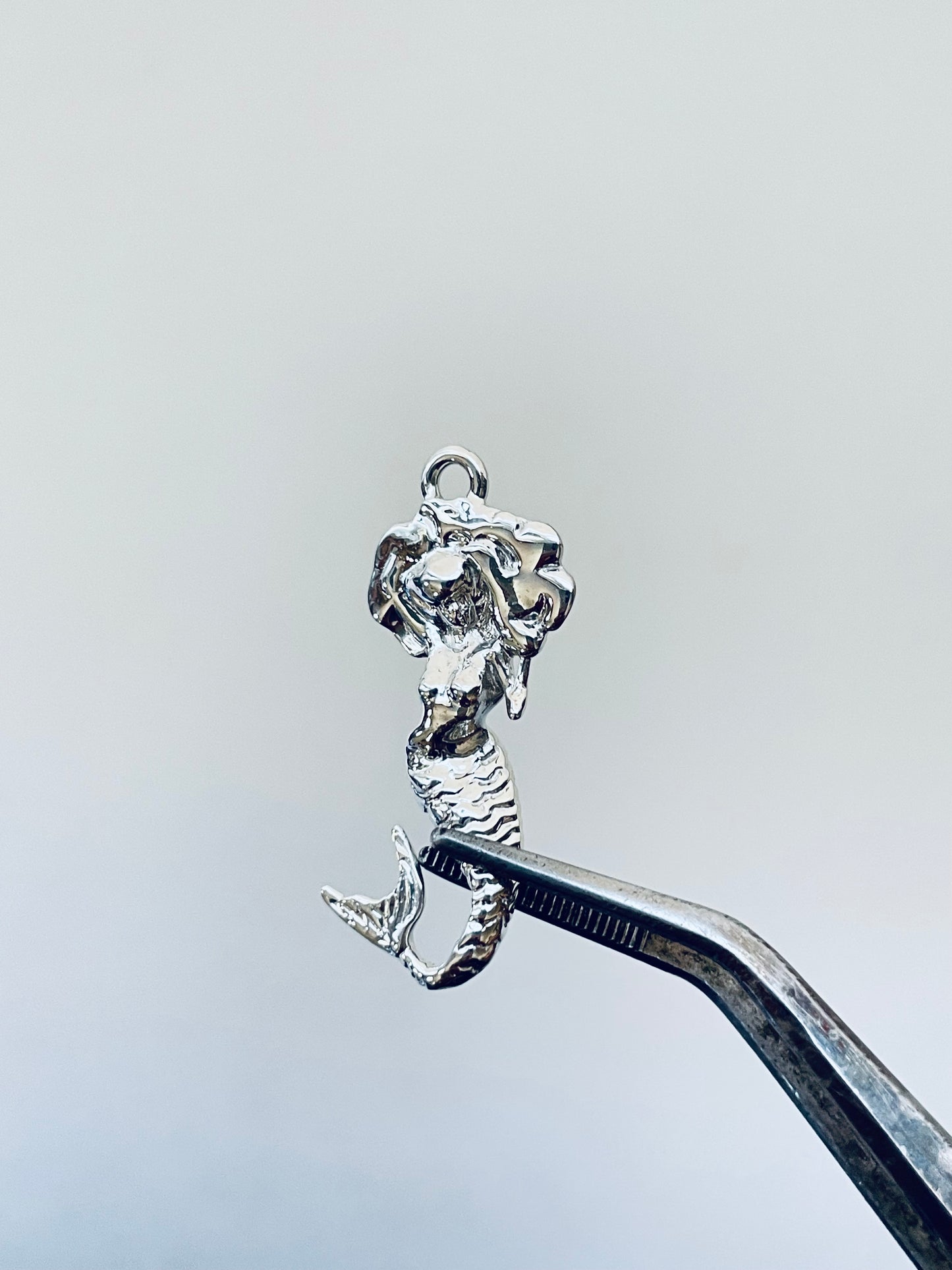 1" Afro Mermaid Necklace now in sterling silver & 14K GOLD!