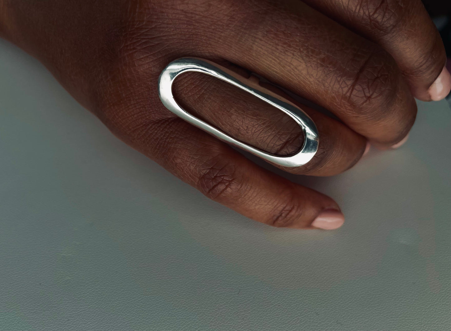 Ellipse Ring *now in gold brass*