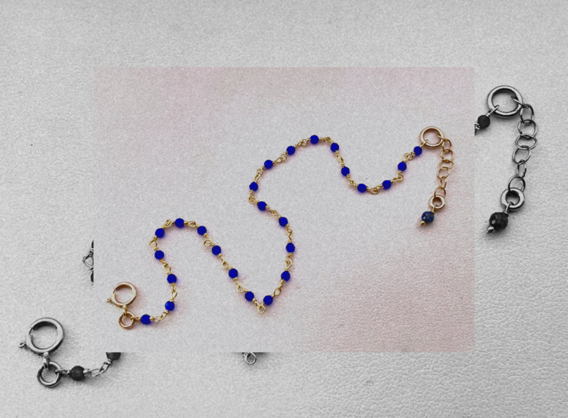 Lapis Beaded Bracelet