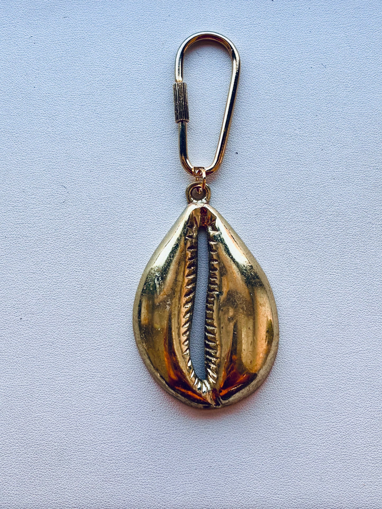 Big Ass Cowrie Keychain *multiple colors*