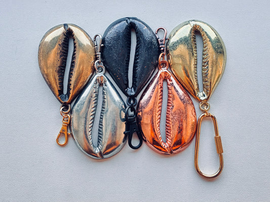 Big Ass Cowrie Keychain/Purse Charm