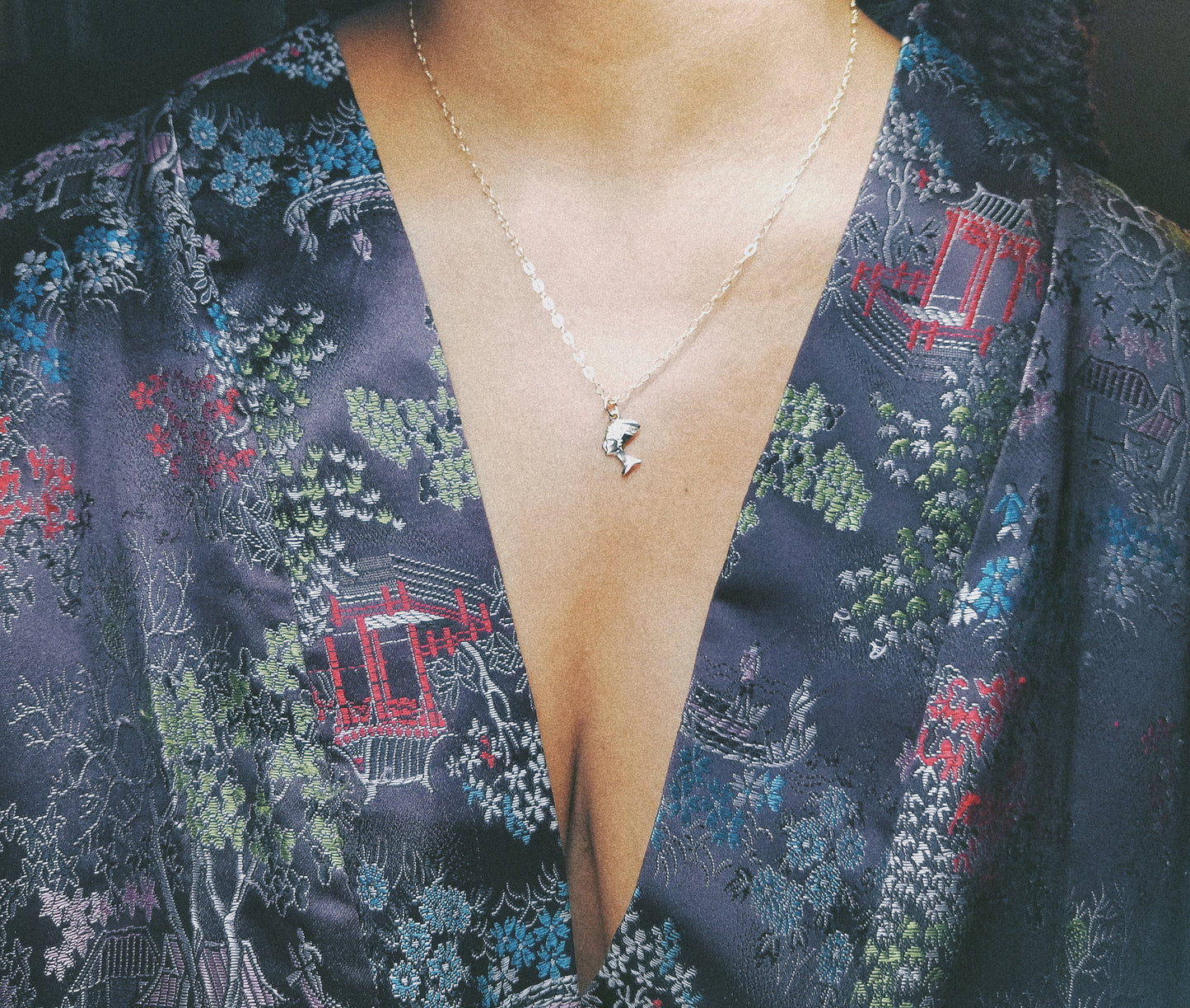 Nefertiti Charm Necklace