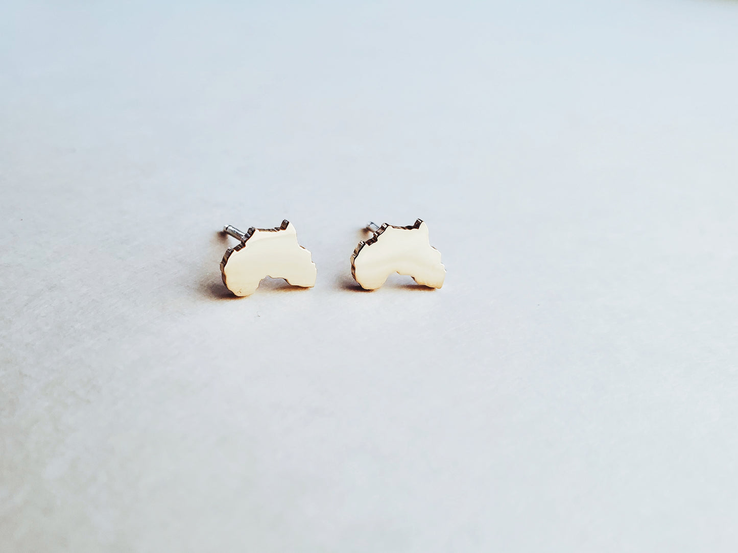 Little Africa Studs * in 14k by request, email for pricing*