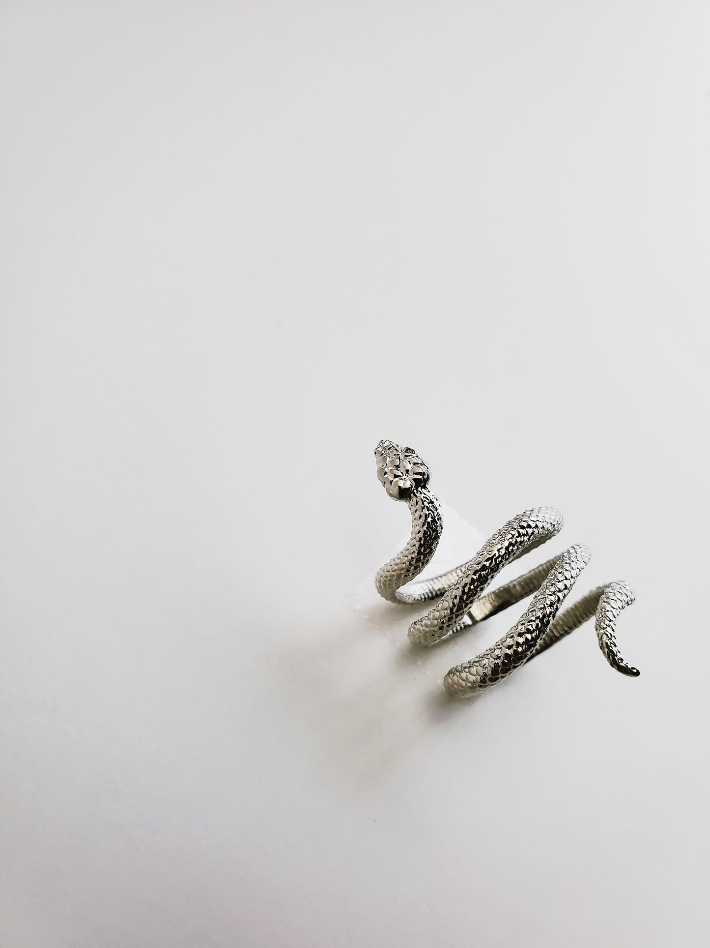 Etched Snake Ring