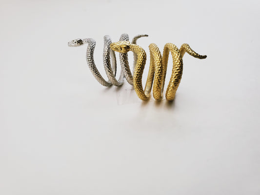 Etched Snake Ring