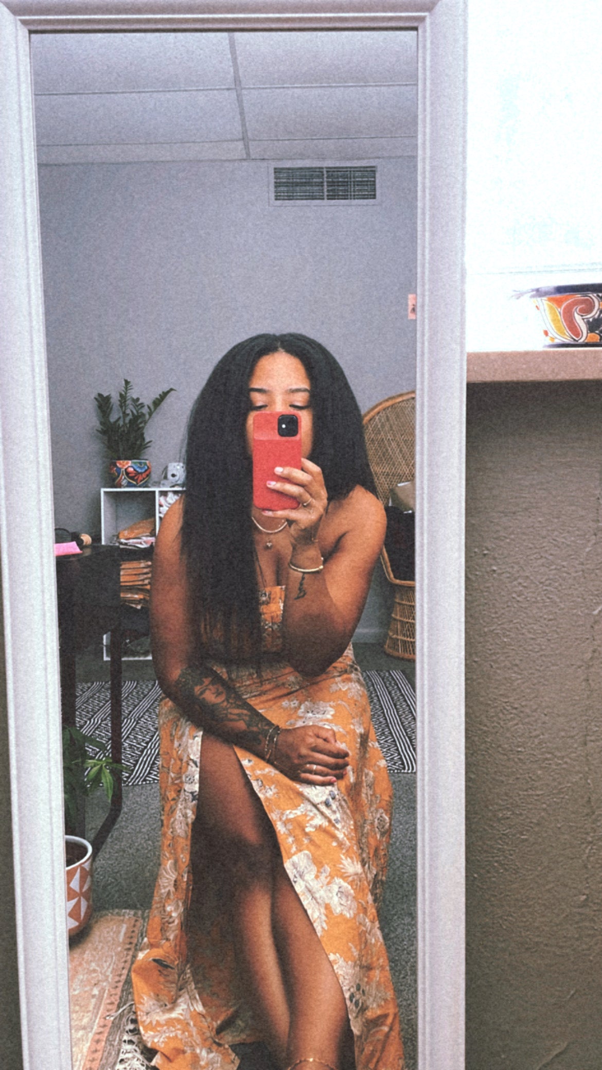 Yellow Floral Tube Top * LAST TWO IN STOCK*