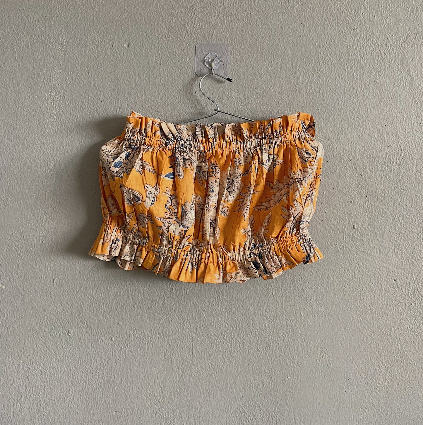 Yellow Floral Tube Top * LAST TWO IN STOCK*