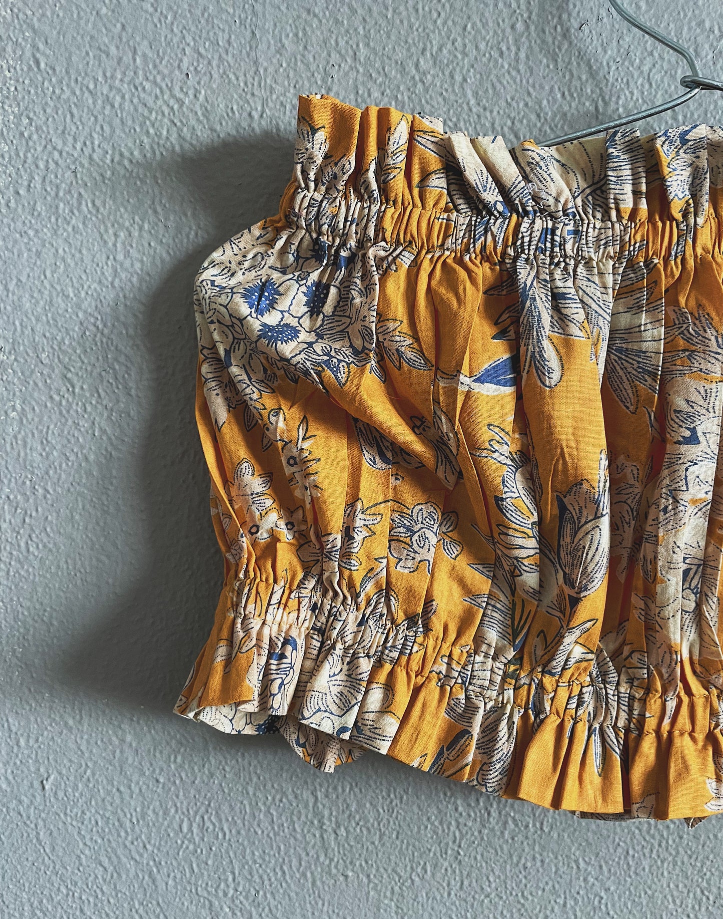 Yellow Floral Tube Top * LAST TWO IN STOCK*