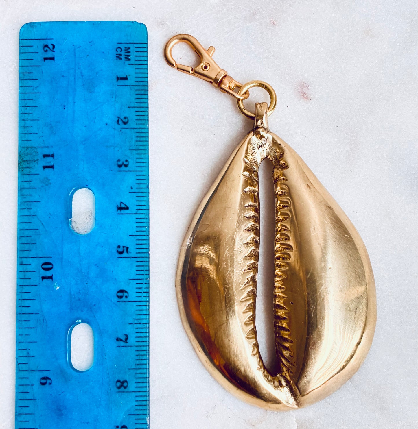 Big Ass Cowrie Keychain/Purse Charm