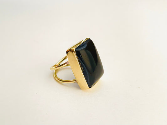 Square Onyx Ring