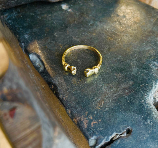 Brass Fist Ring