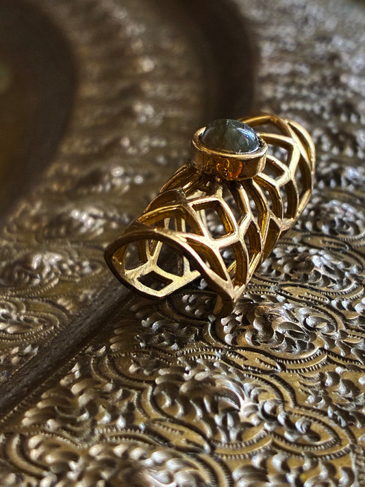 Labradorite Loc Cuff