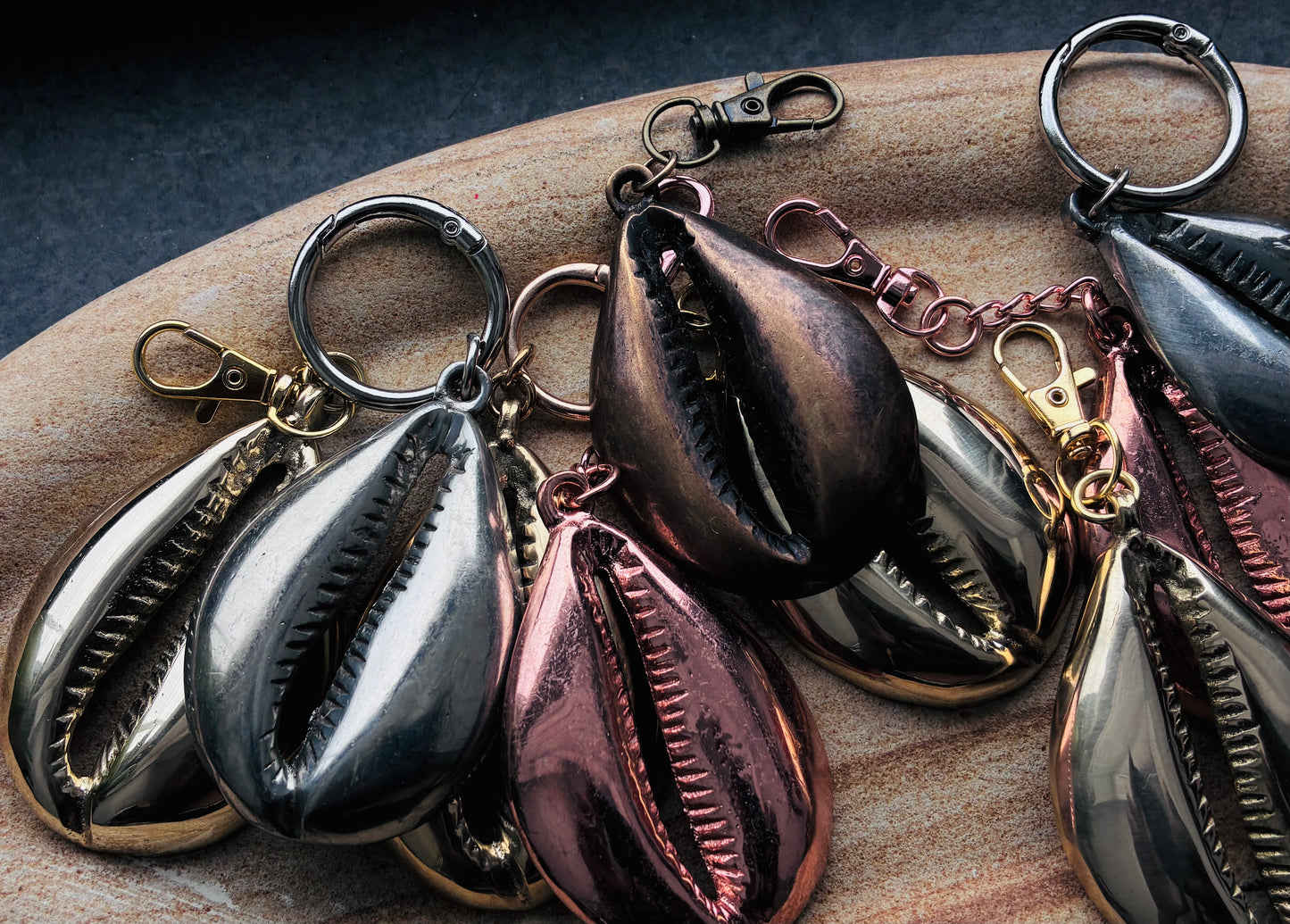 Big Ass Cowrie Keychain/Purse Charm