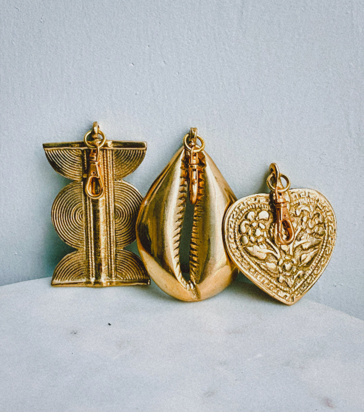 Big Ass Cowrie Keychain/Purse Charm