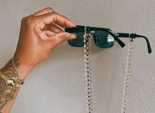 eyeglass chains.