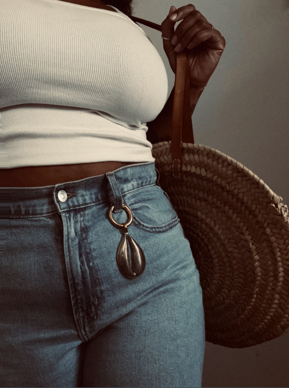 Cowrie Belt Loop Charm