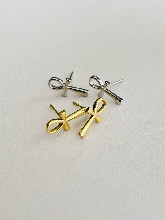 Ankh Studs