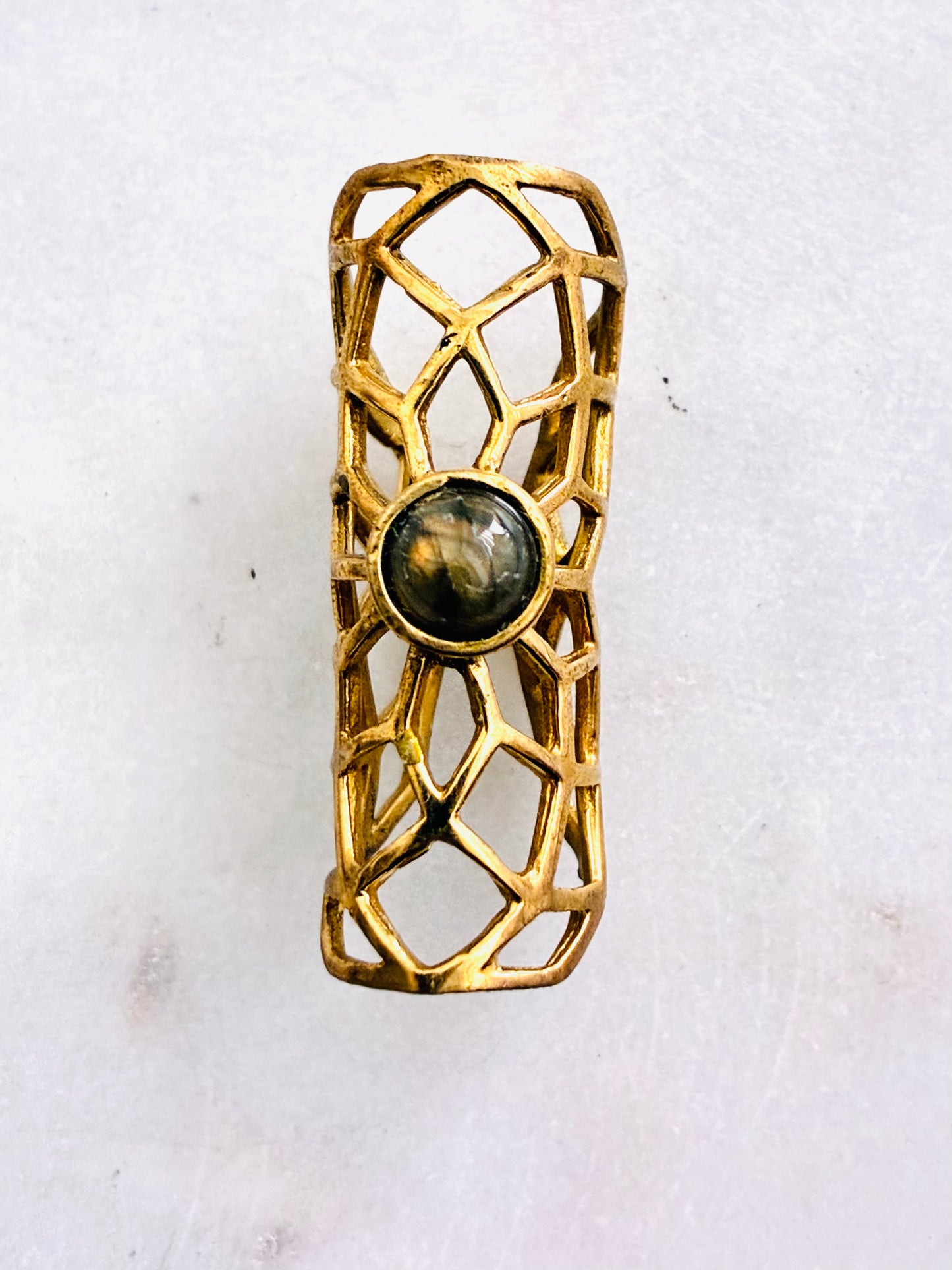 Labradorite Loc Cuff