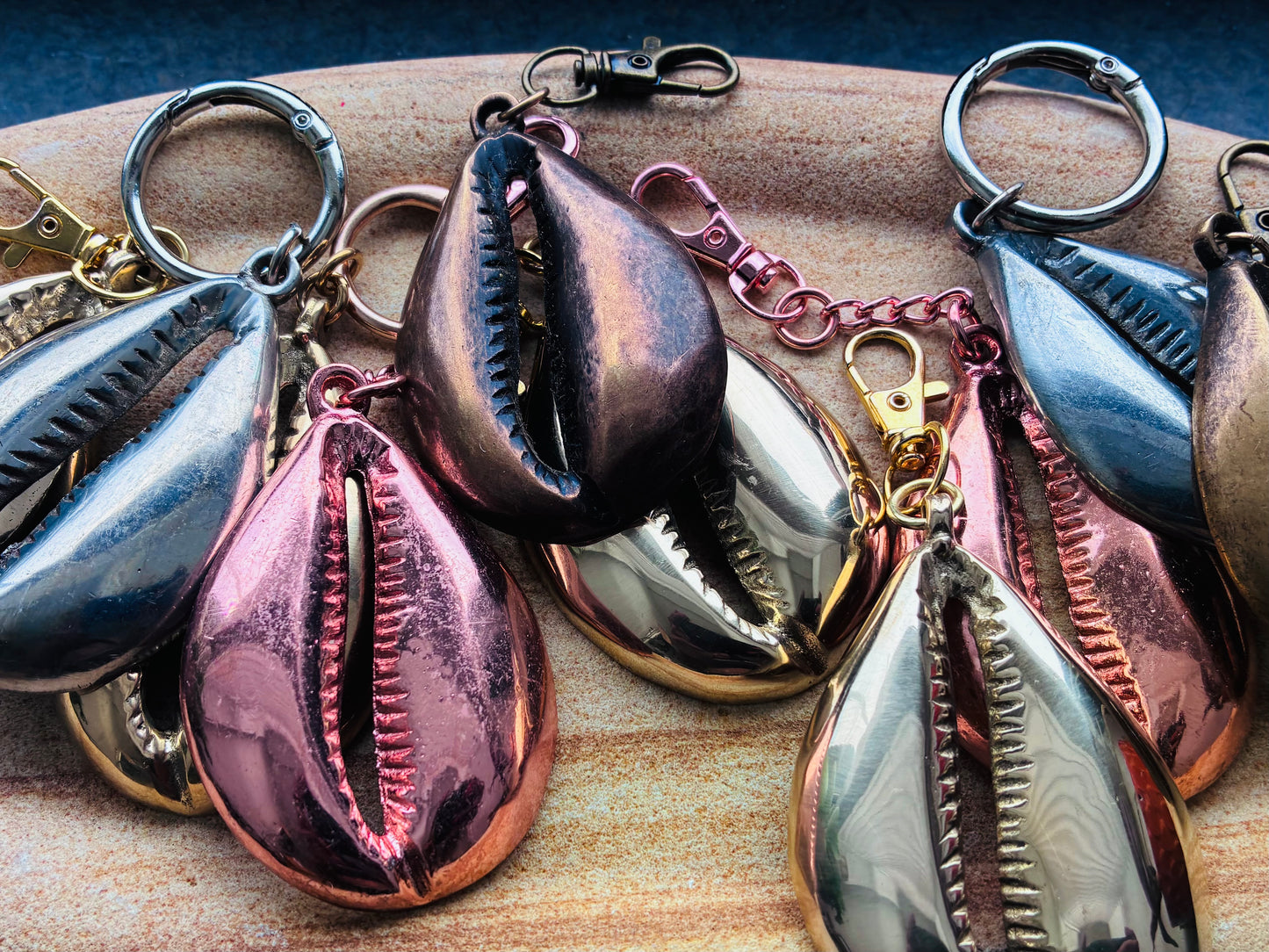 Big Ass Cowrie Keychain/Purse Charm