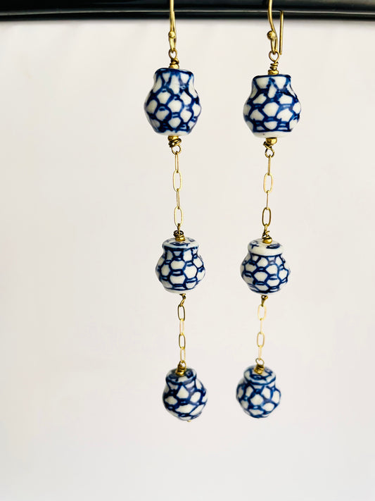 Dotted Vase Earrings