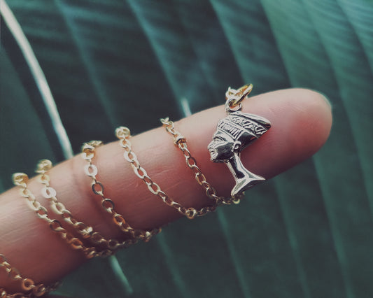 Nefertiti Charm Necklace