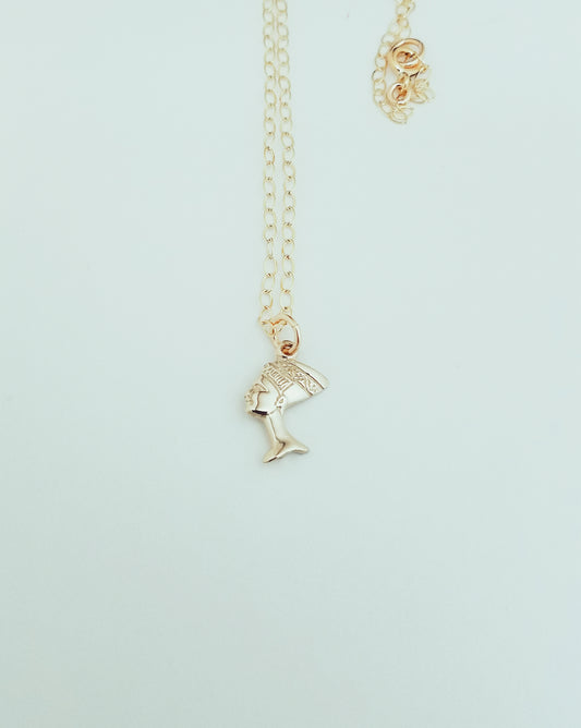 Nefertiti Charm Necklace