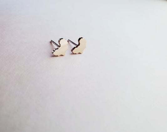 Little Africa Studs * in 14k by request, email for pricing*