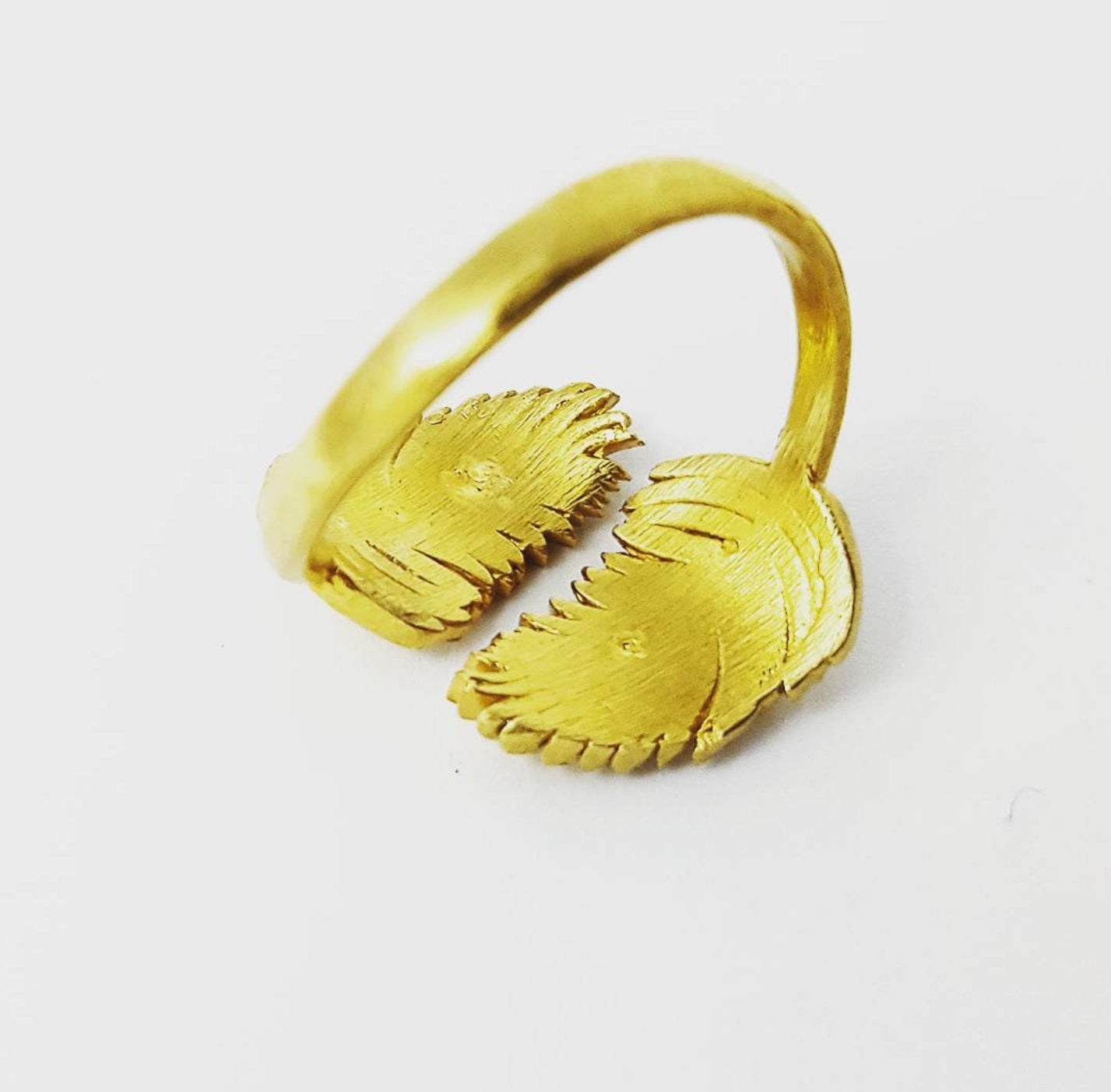 Palm Frond Bypass Ring [BACK IN STOCK 8/1]