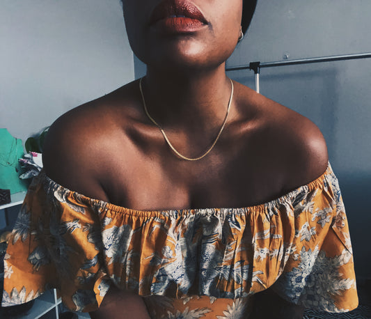 SALE - Yellow Floral Off Shoulder Top